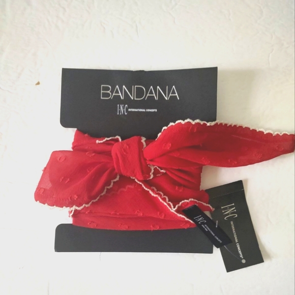 INC International Concepts Accessories - INC Red Bandana 5 Ways